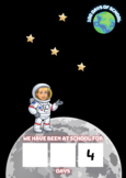 100 Days of School Countdown - Space / Solar System Themed