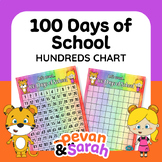 100 Days of School Hundreds Chart | Countdown Class Displa