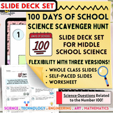 100 Days of School Science Scavenger Hunt Activity Pack Mi