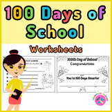 100 Days of School Worksheets