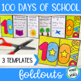 100 Days of School reflection foldable activity | 100th Day