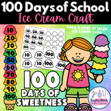 100 Days of Sweetness - 100th Day of School Craft - Ice Cr