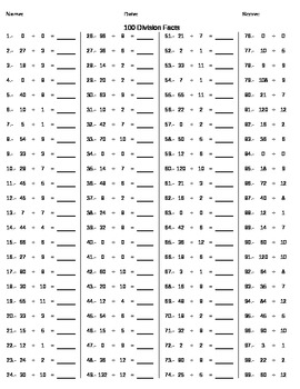 times table of 4 up to 100