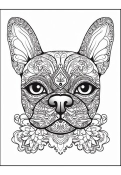 100 Dog Mandala Coloring Pages by Art coloring book