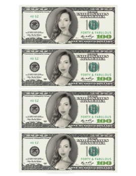 100 Dollar Bill Template - Letter page ready to print (FRONT and BACK)