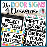 Door Signs | Editable for Classroom Management