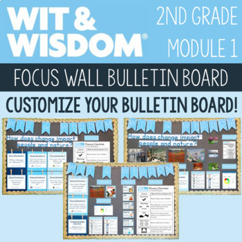 dik Plasticiteit pik 100% EDITABLE - Wit & Wisdom Focus Wall Bulletin Board - Module 1 - 2nd  Grade