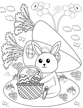 100 Easter Coloring Pages For Kids by Teacher Publishing Corner