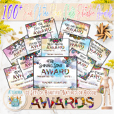 100 Editable End of the Year Awards - Classroom WATERCOLER