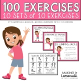 100th Day of School Exercise Activities!