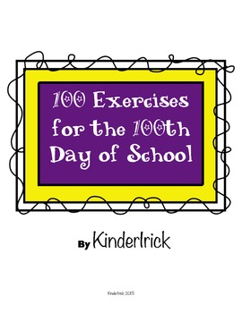 Preview of 100 Fun Exercises for the 100th Day of School