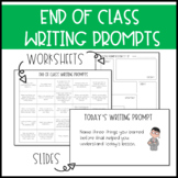 100 Exit Ticket Writing Prompts for Any Subject (Middle an