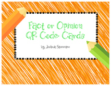 100 Fact or Opinion QR Task Cards