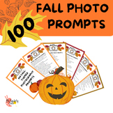 100 Fall Themed Photography Prompts - for students.