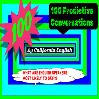 Preview of 100 Fill In The Blanks Conversations for High School English Learners