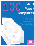 100 GRID Paper Templates