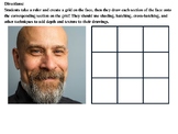 100 Grid Face Drawing Worksheets