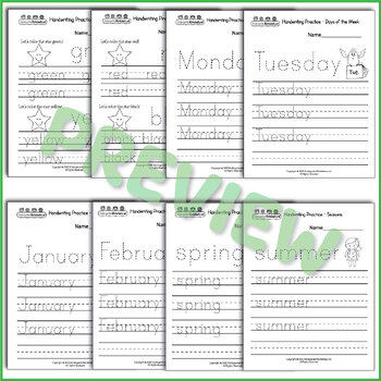 handwriting worksheets for kindergarten 100 worksheets distance learning