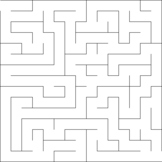 100 Hard Square Mazes - Pack D