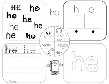 100 high frequency sight words worksheets kindergarten tpt