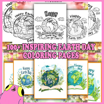 Preview of 100+ Inspiring Earth Day Coloring Pages for Adults (High-Resolution JPG & PNG)