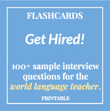 100+ Interview Questions for World Language Teachers - **F