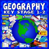 100 KEY STAGE 1-2 GEOGRAPHY ACTIVITIES GAMES STARTERS TEAC