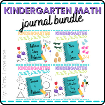 100 Kindergarten Math Journal BUNDLE