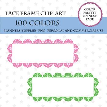 lace frame clip art
