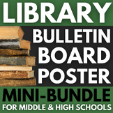 100 Library Posters MINI-BUNDLE | Middle & High School Lib