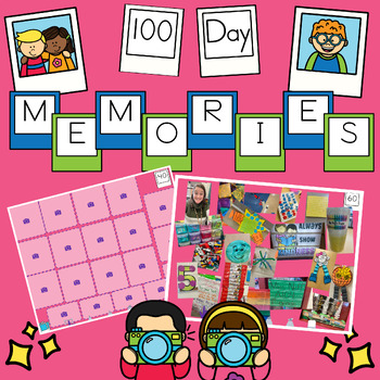 Preview of 100 Memories for the 100th Day of School Interactive Digital Resource Seesaw