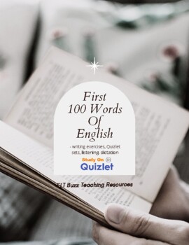 Preview of 100 Most Common Words Of English - Listening & Writing. ESL. EFL. ELLs. Vocab.