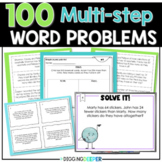 100 Multi Step Word Problems for Third and Fourth Grade 