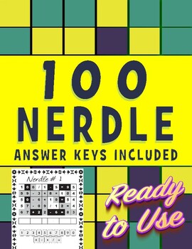 Preview of 100 NERDLE Boards with Answer Keys