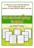 100+ Notebooking Page Templates