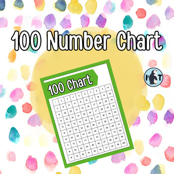 Preview of 100 Number Chart - Student Poster Resource