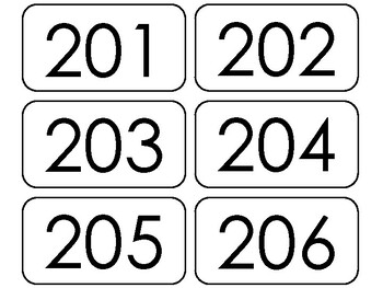 Preschool math flash 201 cards total Numbers 0-200 laminated flash cards sets 
