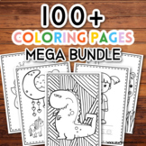 100+ Pages Coloring Pages Mega Bundle