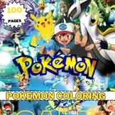 100 Pages Pokemon Coloring Pages Adventure