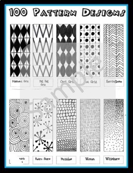 simple drawing patterns and designs