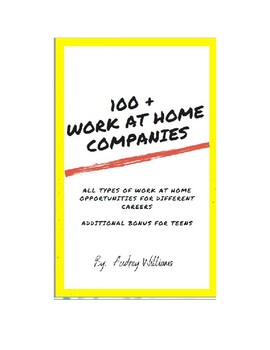 Preview of 100 Plus Work At Home Companies