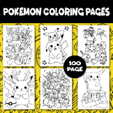 100 Pokemon Coloring Pages With Beautiful Pattern