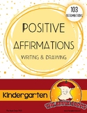 100 Positive Affirmation Writing and Drawing Social Emotio