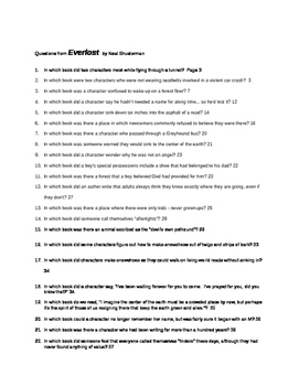 Preview of 100 Questions from Everlost by Neil Shusterman