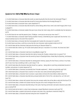 Preview of 100 Questions from Out of My Mind by Sharon Draper