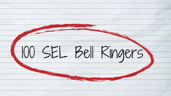 Preview of 100 SEL Bell Ringers - Editable Slides