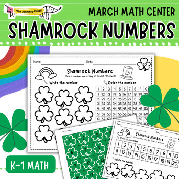 Preview of 100 Shamrocks Number Chart Hunt! | St. Patrick's Day Math Game & Center