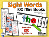 100 Sight Words Booklets - Whimsy Workshop Teaching