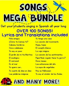 Preview of 100+ Songs in Spanish ♬ - Mp3s {Mega Bundle}