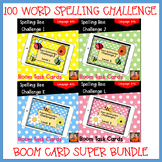 100 Spelling Word Challenge Bundle of Boom™ Cards I - L